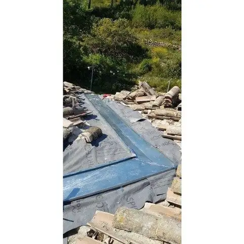 REALISATION SUR MESURE D'UNE NOUE EN ZINC A LA CADIERE D'AZUR VAR 83
