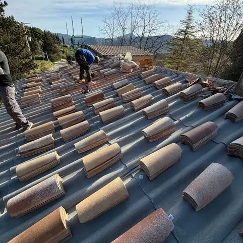  R�fection de toiture � Toulon : visite d'un chantier en cours avec Termi Sud 